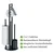 WENKO 24982800 - set za WC RAVINA 20x70 cm nerđajući čelik/crna