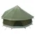 Tipi šator s krovom Maslinastozelena 400 x 400 x 250 cm
