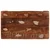 Vidaxl Stranska miza Rjava 60 x 35 x 46 cm Trdna obnovljena les