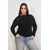 Trendyol Curve Ženska bluza Tbbss26Af00026, Crna