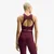 Modrček adidas by Stella McCartney Training Crop Top Maroon XS