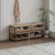 HANAH HOME Cipelarnik Inola Shoe Bench Sapphire Oak