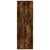 Visoka komoda dimljeni hrast 60x35x180 cm konstruirano drvo