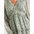 VERO MODA Obleka VMSMILLA temno zelena/bela