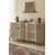 Hanah Home komoda Eliz 120, 120 cm, bela / travertin