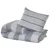 Set posteljine za poplun sivi 240x220 cm pamučni