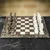 Šah Set Marble Grey & White 40 x 40 cm