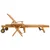 Suncobran s stolom 2 pcs Smeđa 40 x 40 x 40 cm Čvrsto teak drvo