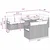 vidaXL vidaXL Vrtna sedežna garnitura 9 pcs Rjava in rdeča 100 x 55 x 73 cm, (5000020402)