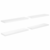 Plutajuće zidne police 4 kom sjajne bijele 90x23,5x3,8 cm MDF