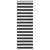 Zavjesa zebra crna 70x230 cm širina tkanine 65,9 cm poliester