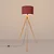 Sollux SL.1907 - Podna lampa NATT 1xE27/15W/230V crvena