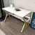 Hanah home Radni sto 120x72,8x60?cm Belo-Zlatni