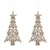 Lilium metalne jelke set/2 14cm  058397