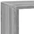 Pregrada/regal za knjige 3razina sonoma 137,5x29x103,5cm drveni