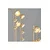 Opviq luster Aster 2843-28A-03, LED 74 W, žuti
