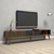 HANAH HOME Milan Walnut Black