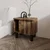 HANAH HOME Noćni stočić River Antique Walnut
