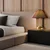 Opviq Stona lampa Luna-15258, 50x50x63 cm, IP20, Braon-zlatne boje