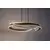 Rabalux Visilica Adalind, LED 40W, 3000K, 60cm, Crno - zlatna