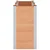 Vidaxl Vrtna visoka greda Rjava 200 x 50 x 91 cm