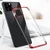 Futrola Clear Color s obojenim rubom za Apple iPhone 13 Pro Max - Crvena KP12949