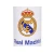 sarcia.eu Real Madrid Aluminijasta bela termalna steklenica, steklenica s karabinom 500ml