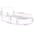 Vidaxl Posteljni okvir Dover črn 90x200 cm blago