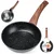 Northix Granitna ponev BLACK&WOOD 16 cm