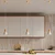 Sollux SL.0964 - Zavesni luster na sajli QUBIC 1xE27/60W/230V beton/drvo, siva