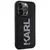 KARL LAGERFELD Maska za telefon 3D Rubber Glitter Logo za iPhone 15 Pro Max crna