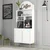 Hanah Home Kuhinjski ormar Lyon 80, Belo-zlatni