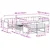Set vanjskih sofa s jastukom 9 pcs