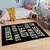 Conceptum Hypnose Tepih Hmi Kdc-76, Pravougaoni, 100 x 180 cm, Crno-beli
