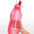 Tupperware Flaša sa slamčicom, Klik-klak, 2l, Belo-plava