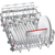 BOSCH Ugradna mašina za pranje sudova SPV6YMX08E 45cm bela