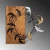 Wallity Zidna dekoracija Spiral Birds 2, 58 x 58 cm,  Smeđa