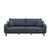 Atelier Del Sofa Garnitura raztegljivega kavča in postelje, Garnitura Hera - temno modra