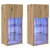 Zidni TV ormari Zidne 2 pcs Umjetnički hrast 40,5 x 30 x 90 cm