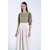 Trend Alacati Stili Ženska bluza Alc-X15096, Kaki