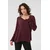 Kaffe Bluza bordo