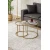 Hanah Home Klub sto Belarus 60x60x43cm&42x42x39cm, Zlatni