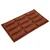 Excellent Houseware Silikonski model za piškote in praline, rjav, 29,5 x 17 x 1,5 cm