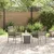 Bistro set za vrt 3 pcs Siva poliratan
