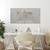 Slika na pluti vintage zemljevid sveta - 120x60 metallic