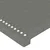 Vidaxl Vzglavje postelje temno sivo 100x5x118/128 cm blago