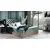 Boxspring postelja Wood 3 - 140x200 cm - temni hrast