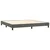 Vidaxl Box spring postelja z vzmetnico temno siva 200x200 cm žamet