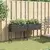 Vrtne sadilice s policom 2 kom crne 70 x 28 x 70 cm poliratan