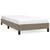shumee vidaXL Posteljni okvir brez vzmetnice taupe 90x190 cm blago
